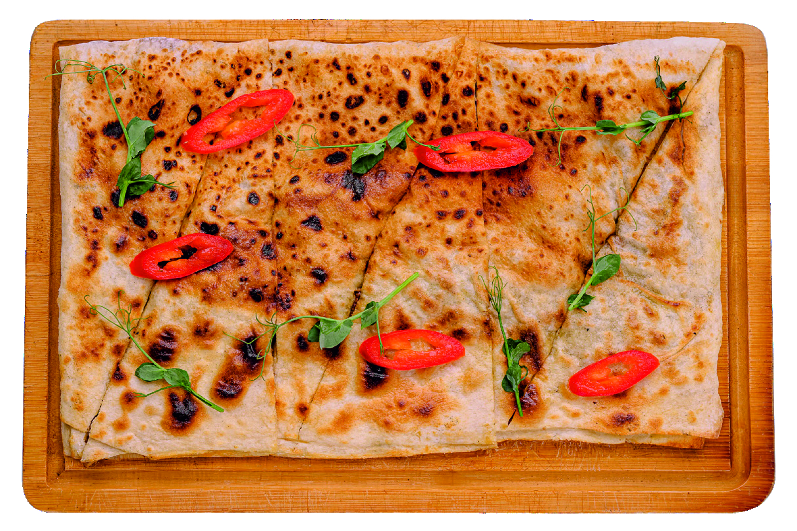Гёзлеме с мясом баранины